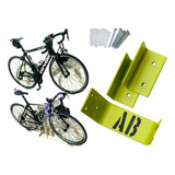 2 Soportes Para Colgar 2bicicletas En Pared,pintura Horneada