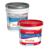 Pastillas De Cloro Triple Acción + Shock X 4 Kg  Clorotec