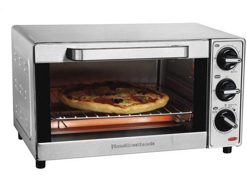 Hamilton Beach Horno Tostador Eléctrico Acero Inoxidable