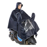 Poncho Impermeable Para Lluvia Moto Unisex Con Capucha