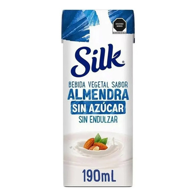 Bebida Vegetal Silk Almendra Sin Azúcar 6 Pzs De 190 Ml C\u002Fu | MercadoLibre
