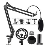 Microphone Stand For Blue Yeti Snowball Quadcast Adjustable