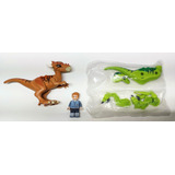 Lego Raptor,  Stygimoloch & Owen Grady Jurassic World Dino