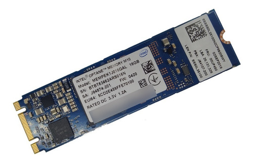 Disco Ssd M.2 Nvme 2280 16gb Mempek1j016gal Intel Optane