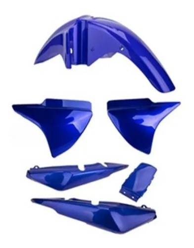 Kit Plasticos Motomel Cg 150 S2 S3 Azul Sin Calcos
