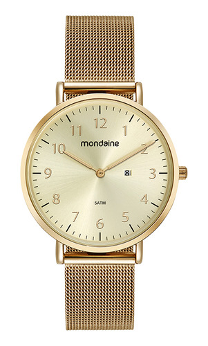 Relógio Mondaine Feminino Dourado 32525lpmvde1