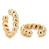 Anillo Midi Falange Inflado Laminado Oro 18k/goldfilled