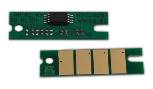 Set X5 Chip Sp 3710 Para Toner Compatible Con Ricoh
