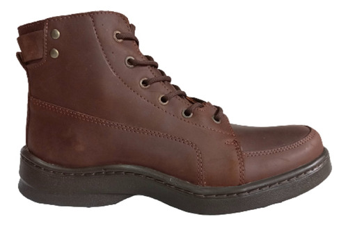 Bota Borcego Cuero Suela Febo Acordonado Free Comfort 8202