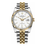 Reloj Rolx Datejust Plateado - Stock - Envío Gratis