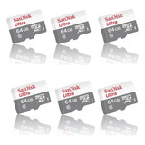 6 Uni Cartão De Memória Sandisk Ultra 64 Gb Original P/moto 