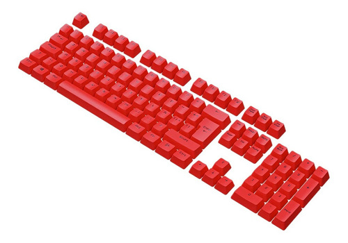 Kit 105 Keycaps Teclas Pbt Rojo Vsg Stardust Cherry Iso * Idioma Español