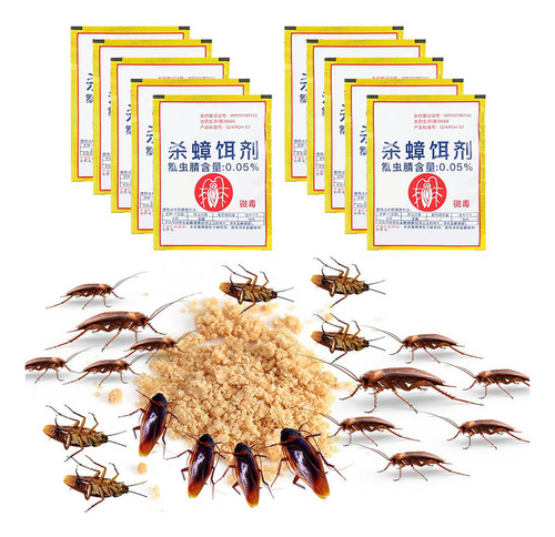 10 Paquetes Potentes De Cucaracha Efica - g a $5611