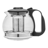 Chaleira Bule De Vidro Com Infusor Em Inox Para Chá 1200ml