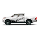 Calco Toyota Hilux 2016 - 2019 Vulcan Juego Laterales