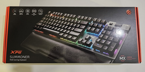 Teclado Mecânico Xpg Summoner, Rgb, Cherry Mx Speed Silver