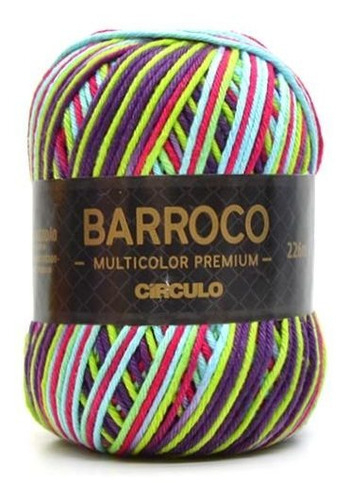 Barbante Barroco Multicolor Premium 200g 9438 Carnaval