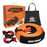 Iron Power - Kit De Correas De Remolque De Recuperación De 3