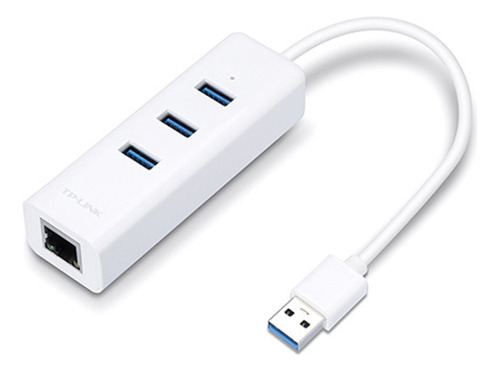 Adaptador Usb A Rj45 Tp-link Ue330 Ethernet Giga + Hub 3 Usb