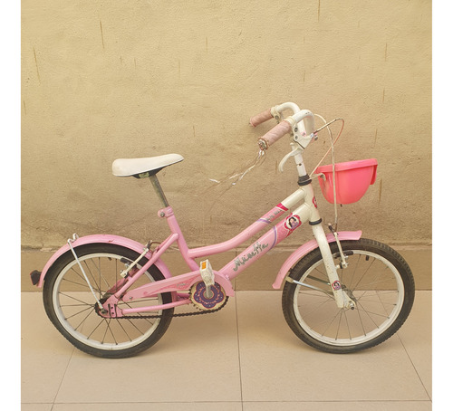 Bicicleta Niña Infantil Rodado 16 Rosa