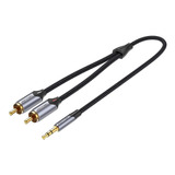 Cabo Vention P2 X 2 Rca Macho 1.5m Alúminio Bcnbg C/ Nfe