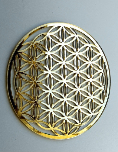 Kit 3 Mandalas 20cm Cada Acrilico Geometria Sagrada 