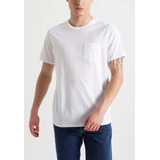 Polera Pocket Tee Slim Fit Blanca Dockers