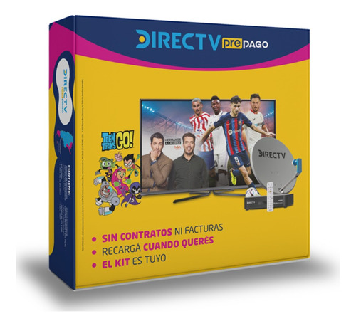 Kit Prepago Antena Directv 46 Cm