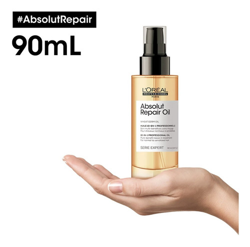 Loreal Absolut Repair 10 In 1 Óleo Reparador 90ml Oil Serum 