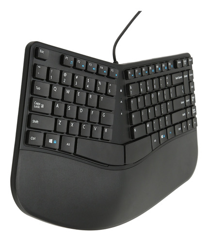 Teclado Ergonómico De 87 Teclas, Cómodo Con Cable, Arco Divi