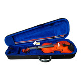 Violin 4/4 De Madera + Estuche + Arco Resina Microafinadores