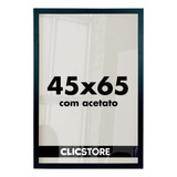 Moldura 45x65 Quadro Decorativo Acetato Poster Foto Corredor