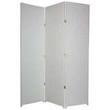 Divisor De Ambientes 6 Ft. Tejido Panel Blanco