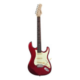 Guitarra Stratocaster Tagima T635 Vermelho Metalico Df/mg Cor Metallic Red Material Do Diapasão Bordo Orientação Da Mão Destro