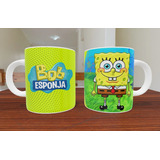 Caneca Personalizada Personagens Do Bob Esponja, 325ml