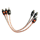 Rd Rca Y Splitter Audio Cable Connection, Ofc Oxygen Free...