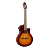 Guitarra Criolla Clásica Yamaha Nx Ntx1 Para Diestros Brown Sunburst Brillante