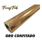 Papel Foil Oro Confeti Impresión Laser Laminadora 20cmx10m