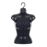 Manequim Busto Preto Giratório Premium Feminino - Unidade