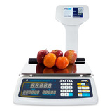 Balanza Electronica Systel Croma 31kg Bateria Ideal Negocio