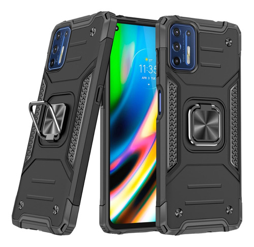 Funda Motorola Moto G9 Plus + Cristal Templado 9d