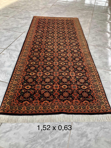 Tapete Passadeira Persa Tabriz Nakcher - 1,52 X 0,63