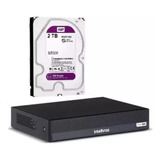 Dvr Intelbras 16ch Mhdx 1016c Inteligente C/ Hd 2tb Wdpurple