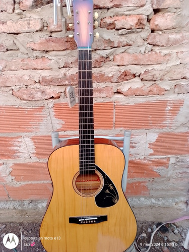 Guitarra Acústica Con Funda Y Pua 