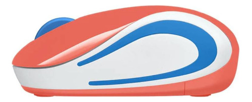 Mouse Inalámbrico Logitech M187 Coral Red Fj