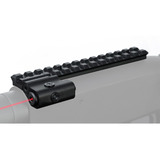 Riel Mira Laser Rojo Picatinny Mossberg 500 Montrum Tactical