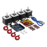 Placa De Expansión 4*4401 V3.0 Stepper R3 Kit Shield Motor