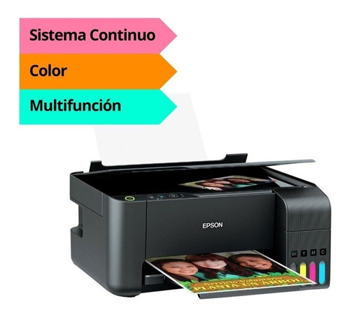 Impresora Epson L3110 Multifuncion Ecotank Sistema Continuo