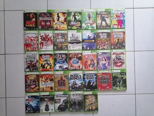 Juegos De Guitar Hero Y Rock Band Xbox 360 Para Escoger