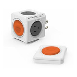 Multitoma Powecube Allocacoc 4 Tomas + Control Remoto Blanco